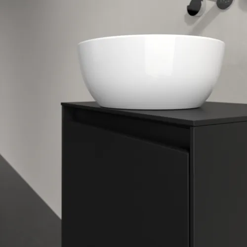 VILLEROY BOCH Collaro toaletní skříňka, 1 dvířka, 500 x 548 x 380 mm, Volcano Black / Volcano Black #C14900VL, obrázek 5
