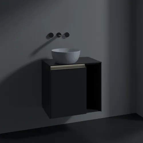 VILLEROY BOCH Toaletní skříňka Collaro, s osvětlením, 1 dvířka, 600 x 548 x 380 mm, Grafit / Grafit #C152B0VR, obrázek 5