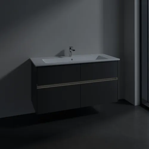 VILLEROY BOCH Toaletní skříňka Collaro, s osvětlením, 4 výsuvy, 1161 x 610 x 480 mm, grafitová barva #C146B0VR, obrázek 5
