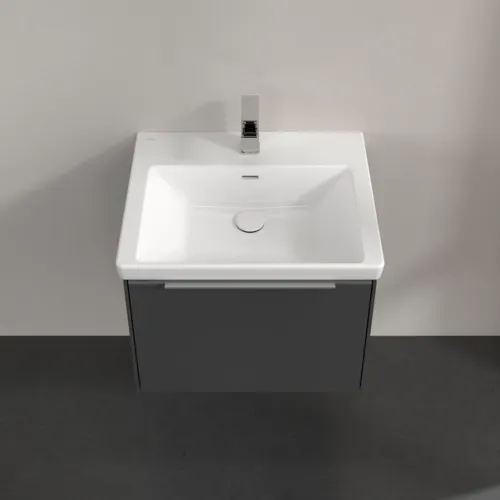 VILLEROY BOCH Subway 3.0 Vanity unit, 1 zásuvka, 572 x 429 x 478 mm, grafitová barva #C57700VR, obrázek 4
