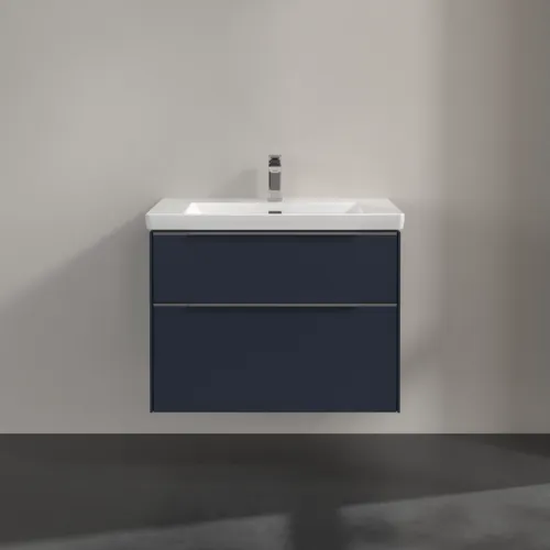 VILLEROY BOCH Subway 3.0 Vanity unit, s osvětlením, 2 výsuvy, 772 x 576 x 478 mm, Marine Blue #C574L0VQ, obrázek 3
