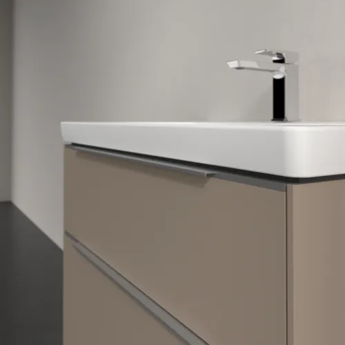 VILLEROY BOCH Subway 3.0 Vanity unit, s osvětlením, 2 výsuvy, 772 x 576 x 478 mm, taupe #C574L0VM, obrázek 6