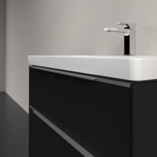 VILLEROY BOCH Subway 3.0 Vanity unit, s osvětlením, 2 výsuvy, 772 x 576 x 478 mm, Volcano Black #C574L0VL, obrázek 6