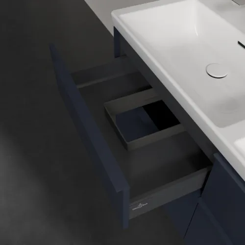 VILLEROY BOCH Subway 3.0 Vanity unit, 4 výsuvy, 1272 x 576 x 478 mm, Marine Blue #C56802VQ, obrázek 7