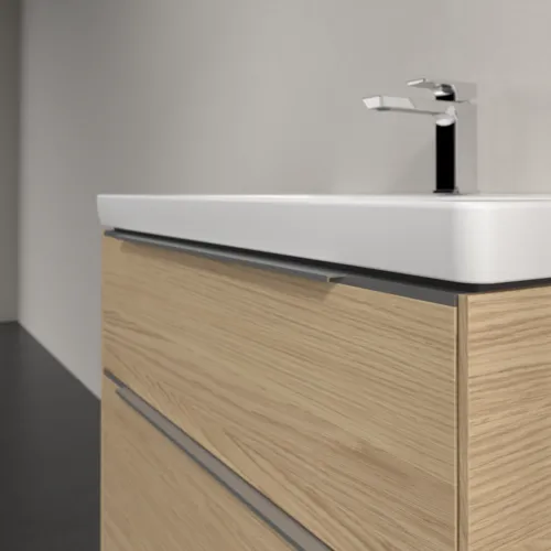 VILLEROY BOCH Subway 3.0 Vanity unit, s osvětlením, 2 výsuvy, 772 x 576 x 478 mm, severský dub #C574L0VJ, obrázek 6