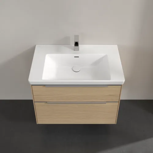 VILLEROY BOCH Subway 3.0 Vanity unit, s osvětlením, 2 výsuvy, 772 x 576 x 478 mm, severský dub #C574L0VJ, obrázek 4