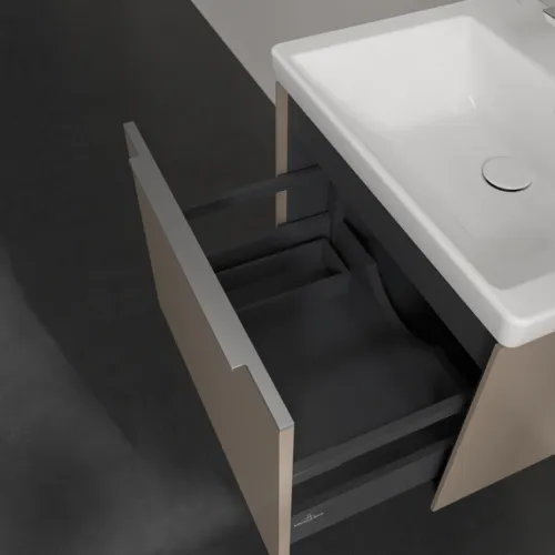 VILLEROY BOCH Subway 3.0 Vanity unit, 1 zásuvka, 572 x 429 x 478 mm, taupe #C57700VM, obrázek 6