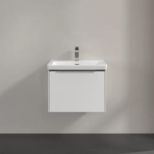VILLEROY BOCH Subway 3.0 Vanity unit, 1 zásuvka, 572 x 429 x 478 mm, čistě bílá #C57700VF, obrázek 3