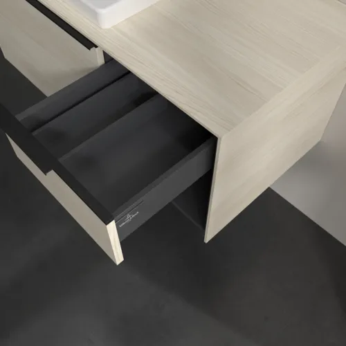 VILLEROY BOCH Subway 3.0 Vanity unit, 2 výsuvy, 1001 x 423 x 516 mm, bílý dub / bílý dub #C57201AA, obrázek 7