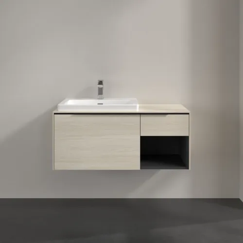 VILLEROY BOCH Subway 3.0 Vanity unit, 2 výsuvy, 1001 x 423 x 516 mm, bílý dub / bílý dub #C57201AA, obrázek 3