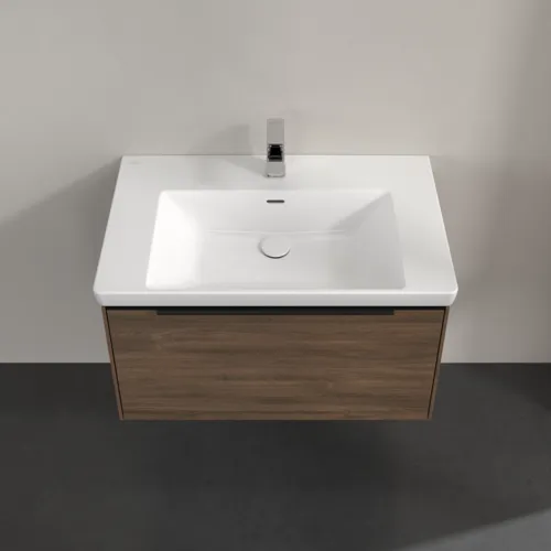 VILLEROY BOCH Subway 3.0 Vanity unit, s osvětlením, 1 zásuvka, 772 x 429 x 478 mm, Arizona Oak #C573L1VH, obrázek 4