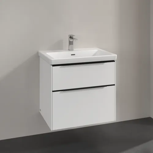 VILLEROY BOCH Subway 3.0 Vanity unit, 2 výsuvy, 622 x 576 x 478 mm, čistě bílá #C57601VF, obrázek 2