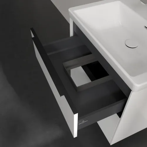 VILLEROY BOCH Subway 3.0 Vanity unit, 2 výsuvy, 622 x 576 x 478 mm, čistě bílá #C57601VF, obrázek 7