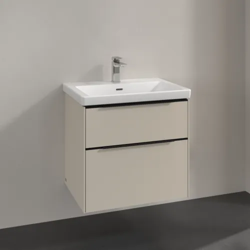 VILLEROY BOCH Subway 3.0 Vanity unit, 2 výsuvy, 622 x 576 x 478 mm, Cashmere Grey #C57601VN, obrázek 2