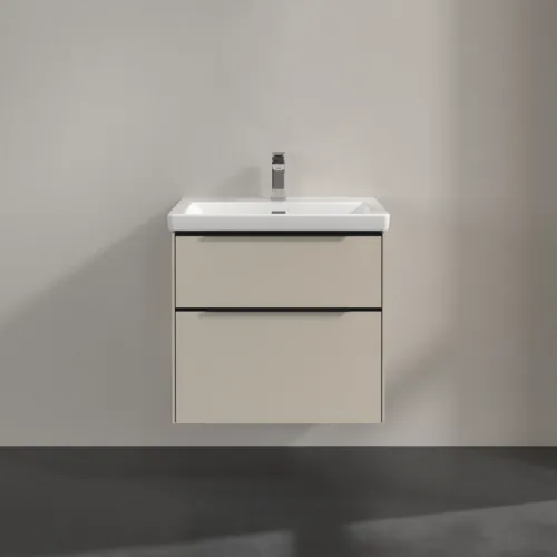 VILLEROY BOCH Subway 3.0 Vanity unit, 2 výsuvy, 622 x 576 x 478 mm, Cashmere Grey #C57601VN, obrázek 3