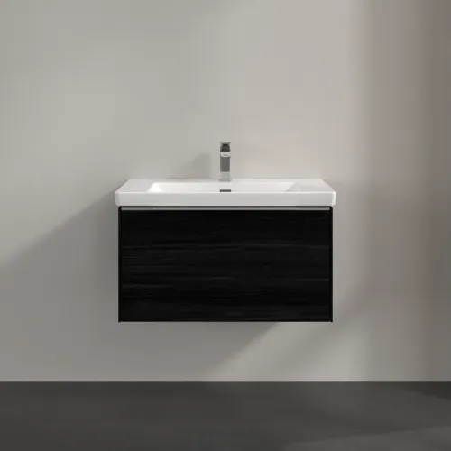 VILLEROY BOCH Subway 3.0 Vanity unit, 1 zásuvka, 772 x 429 x 478 mm, černý dub #C57300AB, obrázek 3