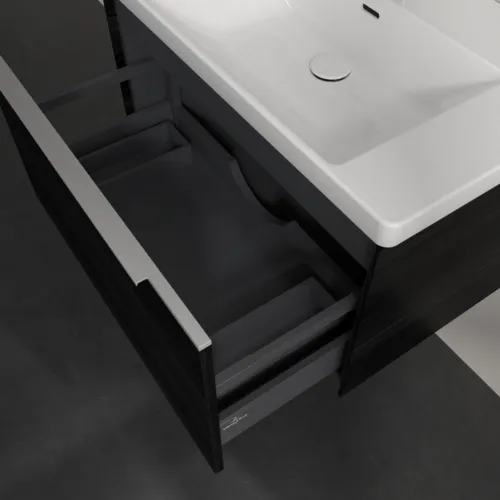 VILLEROY BOCH Subway 3.0 Vanity unit, 1 zásuvka, 772 x 429 x 478 mm, černý dub #C57300AB, obrázek 6