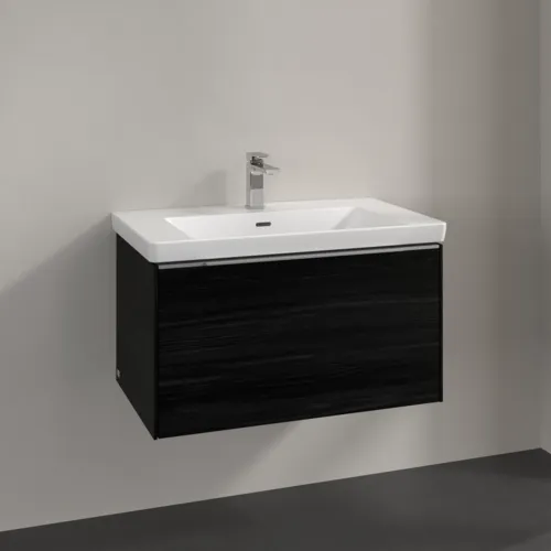 VILLEROY BOCH Subway 3.0 Vanity unit, 1 zásuvka, 772 x 429 x 478 mm, černý dub #C57300AB, obrázek 2