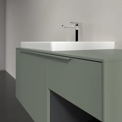 VILLEROY BOCH Subway 3.0 Vanity unit, 2 výsuvy, 1001 x 423 x 516 mm, Soft Green / Soft Green #C57202AF, obrázek 5