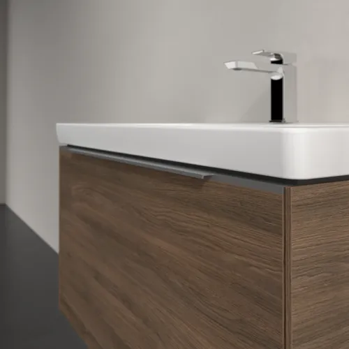 VILLEROY BOCH Subway 3.0 Vanity unit, s osvětlením, 1 zásuvka, 772 x 429 x 478 mm, Arizona Oak #C573L0VH, obrázek 6