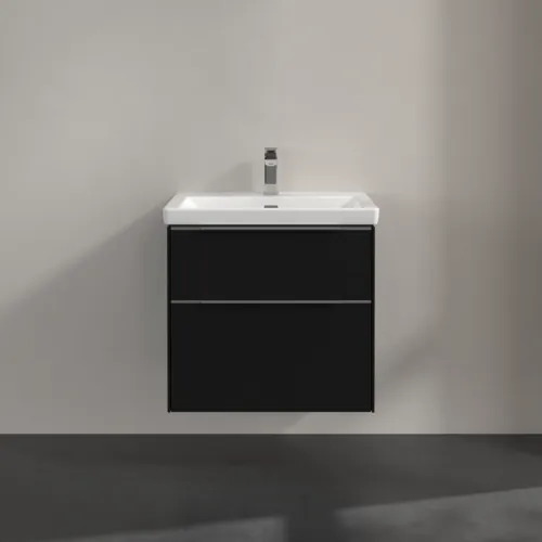 VILLEROY BOCH Subway 3.0 Vanity unit, 2 výsuvy, 622 x 576 x 478 mm, Volcano Black #C57600VL, obrázek 3