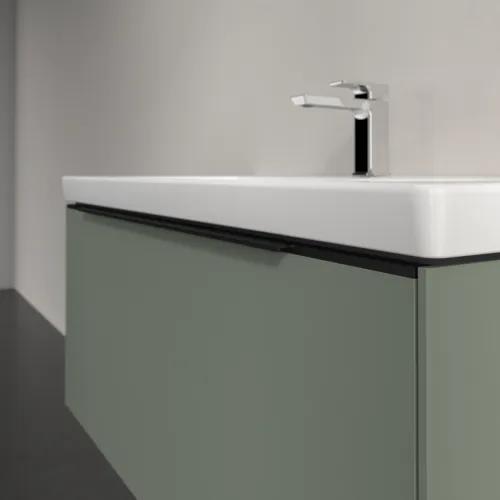 VILLEROY BOCH Subway 3.0 Vanity unit, s osvětlením, 1 zásuvka, 973 x 429 x 478 mm, Soft Green #C569L1AF, obrázek 6