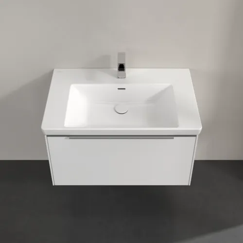VILLEROY BOCH Subway 3.0 Vanity unit, s osvětlením, 1 zásuvka, 772 x 429 x 478 mm, Brilliant White #C573L0VE, obrázek 4