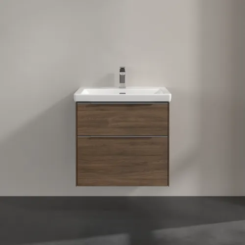 VILLEROY BOCH Subway 3.0 Vanity unit, 2 výsuvy, 622 x 576 x 478 mm, Arizona Oak #C57600VH, obrázek 3