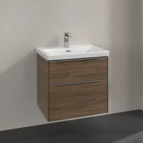 VILLEROY BOCH Subway 3.0 Vanity unit, 2 výsuvy, 622 x 576 x 478 mm, Arizona Oak #C57600VH, obrázek 2