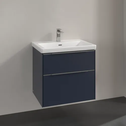 VILLEROY BOCH Subway 3.0 Vanity unit, 2 výsuvy, 622 x 576 x 478 mm, Marine Blue #C57600VQ, obrázek 2
