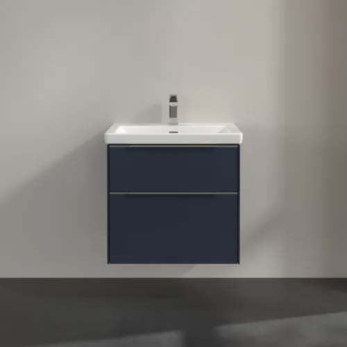 VILLEROY BOCH Subway 3.0 Vanity unit, 2 výsuvy, 622 x 576 x 478 mm, Marine Blue #C57600VQ, obrázek 3