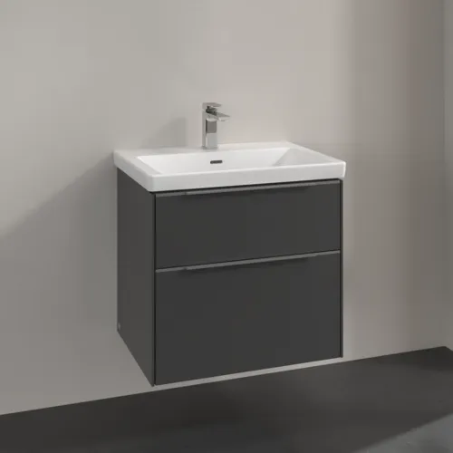 VILLEROY BOCH Subway 3.0 Vanity unit, 2 výsuvy, 622 x 576 x 478 mm, grafitová barva #C57600VR, obrázek 2