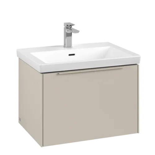 VILLEROY BOCH Subway 3.0 Vanity unit, 1 zásuvka, 622 x 429 x 478 mm, Cashmere Grey #C57502VN