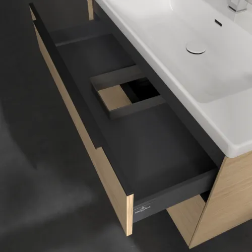 VILLEROY BOCH Subway 3.0 Vanity unit, 2 výsuvy, 973 x 576 x 478 mm, dub severský #C57001VJ, obrázek 7