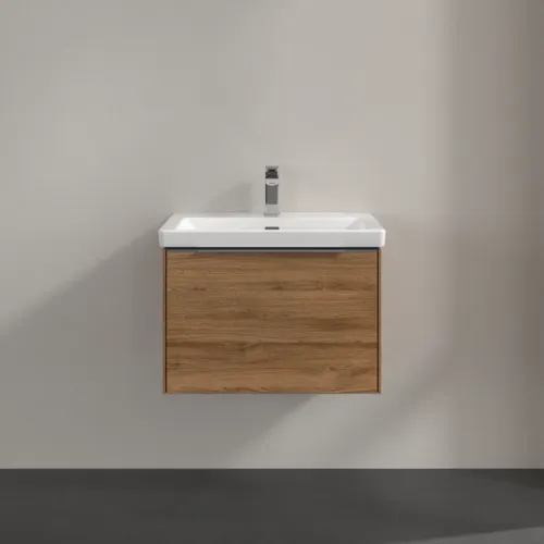VILLEROY BOCH Subway 3.0 Vanity unit, 1 zásuvka, 622 x 429 x 478 mm, dub Kansas #C57500RH, obrázek 3