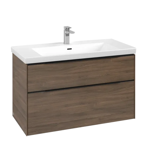 VILLEROY BOCH Subway 3.0 Vanity unit, 2 výsuvy, 973 x 576 x 478 mm, Arizona Oak #C57001VH