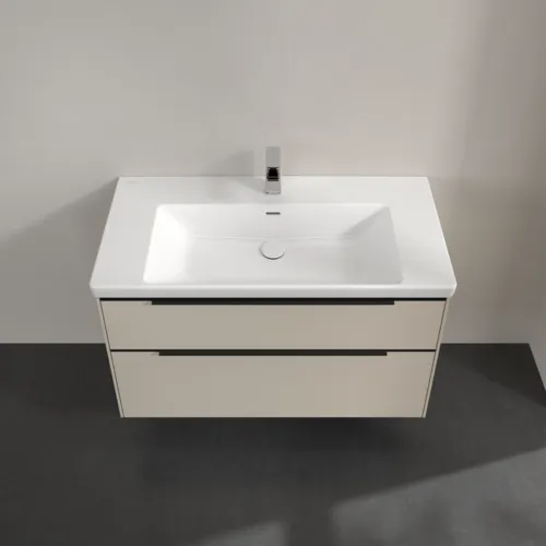 VILLEROY BOCH Subway 3.0 Vanity unit, 2 výsuvy, 973 x 576 x 478 mm, Cashmere Grey #C57001VN, obrázek 4