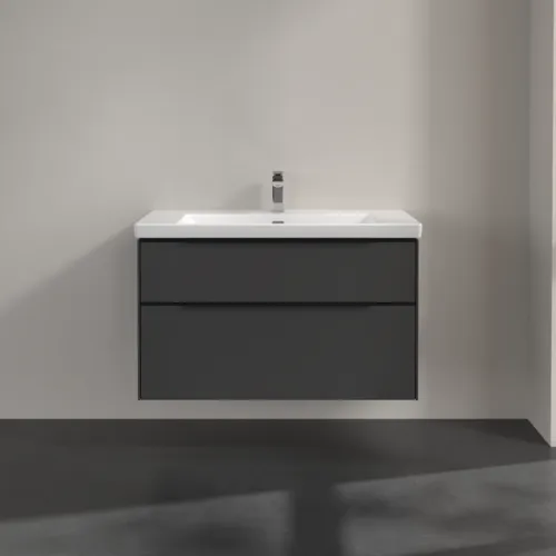 VILLEROY BOCH Subway 3.0 Vanity unit, 2 výsuvy, 973 x 576 x 478 mm, grafitová barva #C57001VR, obrázek 3