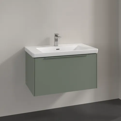 VILLEROY BOCH Subway 3.0 Vanity unit, 1 zásuvka, 772 x 429 x 478 mm, Soft Green #C57302AF, obrázek 2