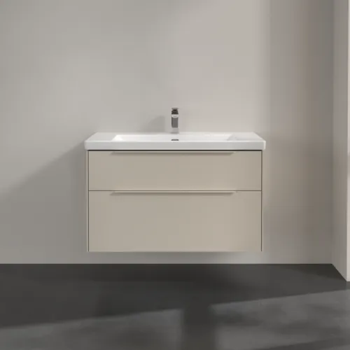 VILLEROY BOCH Subway 3.0 Vanity unit, 2 výsuvy, 973 x 576 x 478 mm, Cashmere Grey #C57002VN, obrázek 3
