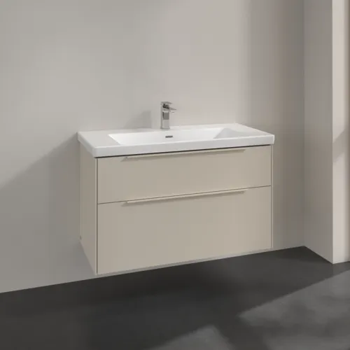 VILLEROY BOCH Subway 3.0 Vanity unit, 2 výsuvy, 973 x 576 x 478 mm, Cashmere Grey #C57002VN, obrázek 2