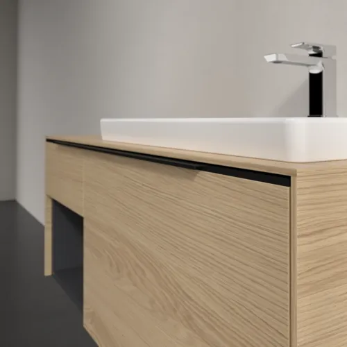 VILLEROY BOCH Subway 3.0 Vanity unit, 2 výsuvy, 1001 x 423 x 516 mm, Severský dub / Severský dub #C57101VJ, obrázek 5