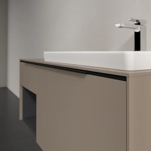VILLEROY BOCH Subway 3.0 Vanity unit, 2 výsuvy, 1001 x 423 x 516 mm, taupe / taupe #C57101VM, obrázek 5
