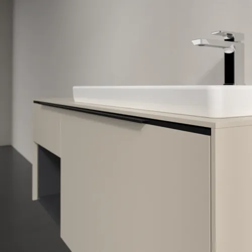 VILLEROY BOCH Subway 3.0 Vanity unit, 2 výsuvy, 1001 x 423 x 516 mm, Cashmere Grey / Cashmere Grey #C57101VN, obrázek 5