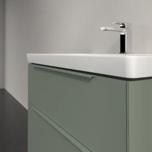 VILLEROY BOCH Subway 3.0 Vanity unit, s osvětlením, 2 výsuvy, 772 x 576 x 478 mm, Soft Green #C574L2AF, obrázek 6