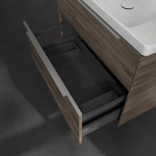 VILLEROY BOCH Subway 3.0 Vanity unit, 2 výsuvy, 772 x 576 x 478 mm, Stone Oak #C57400RK, obrázek 6