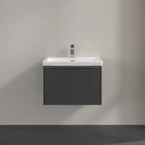VILLEROY BOCH Subway 3.0 Vanity unit, 1 zásuvka, 622 x 429 x 478 mm, grafitová barva #C57500VR, obrázek 3