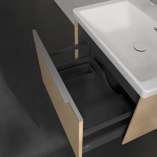 VILLEROY BOCH Subway 3.0 Vanity unit, 1 zásuvka, 622 x 429 x 478 mm, dub severský #C57500VJ, obrázek 7