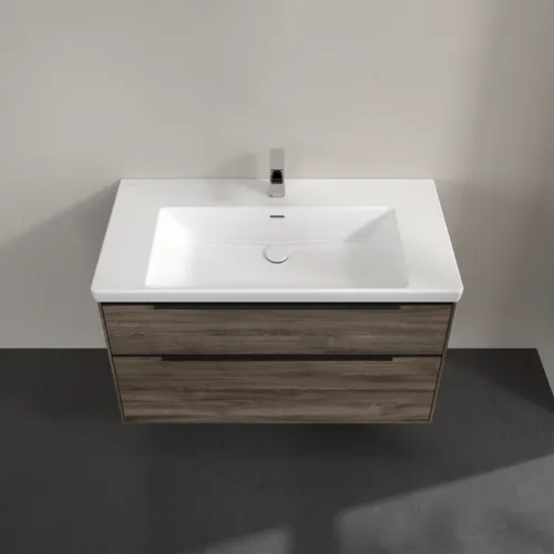 VILLEROY BOCH Subway 3.0 Vanity unit, 2 výsuvy, 973 x 576 x 478 mm, Stone Oak #C57001RK, obrázek 4