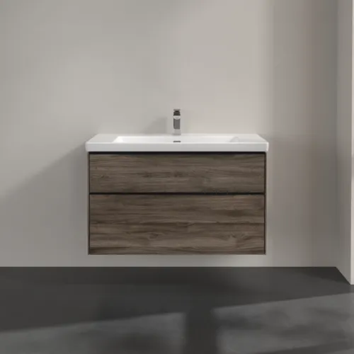 VILLEROY BOCH Subway 3.0 Vanity unit, 2 výsuvy, 973 x 576 x 478 mm, Stone Oak #C57001RK, obrázek 3